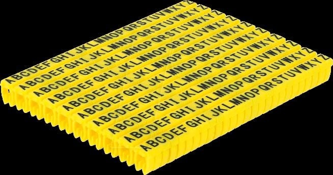 Kablo Etiketi Abc 250 Adet