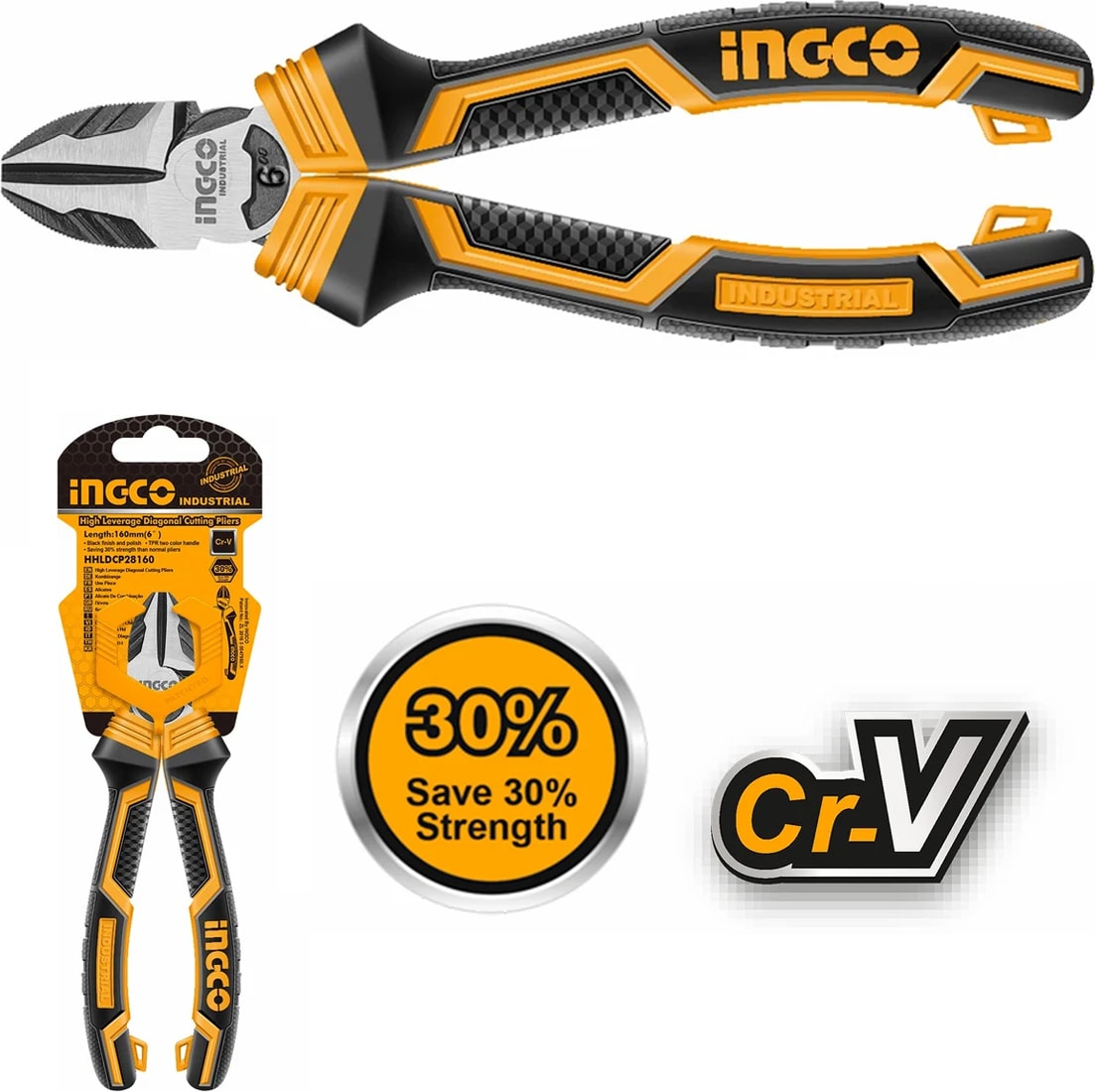 Ingco Yan Keski 160 mm HHLDC281160 Endüstriyel Yan Keski