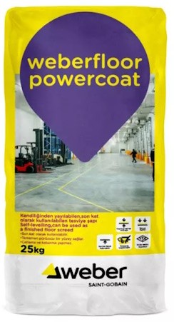 Weber Floor Powercoat Tesviye Şapı 25 KG