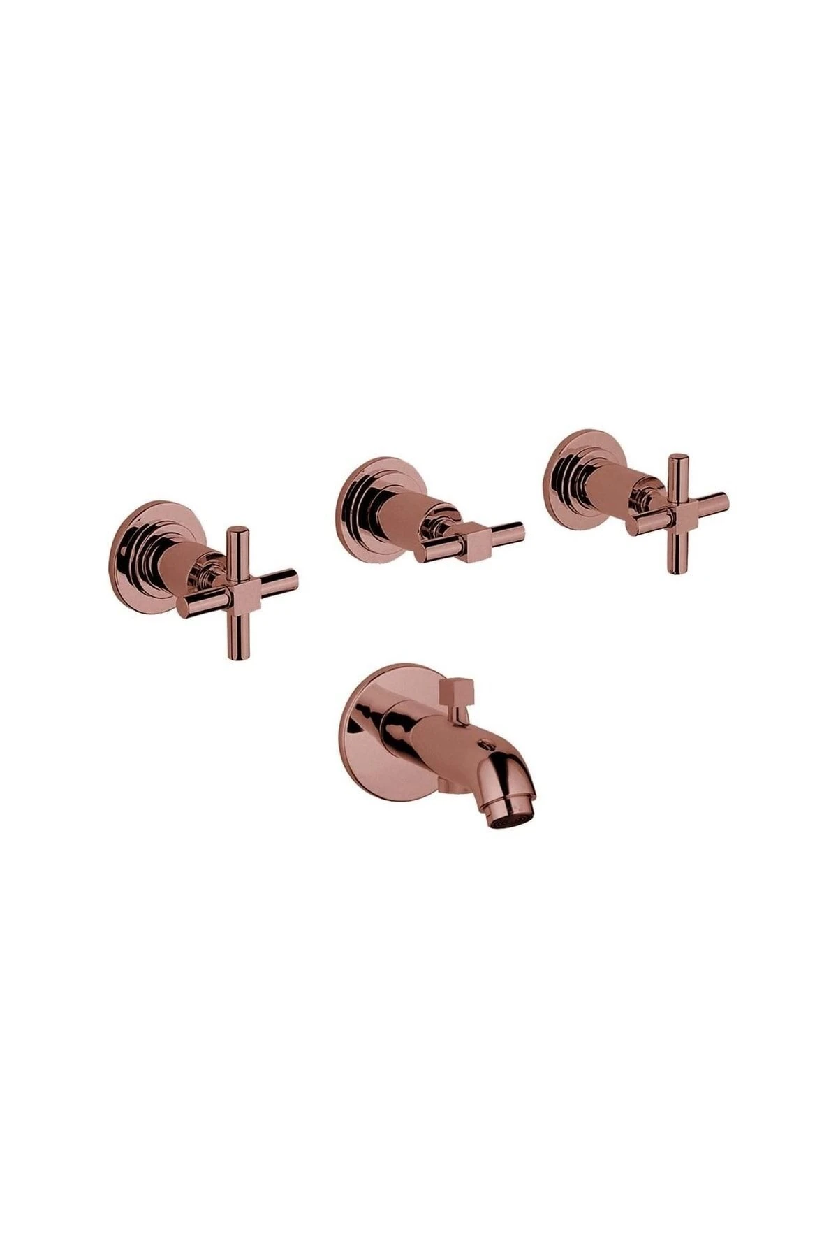 Juno Ank.banyo Bat. S. Üstü Bakır (elduşu Çıkışlı) Ankastre Sıvaüstü Banyo Bataryası A4083226