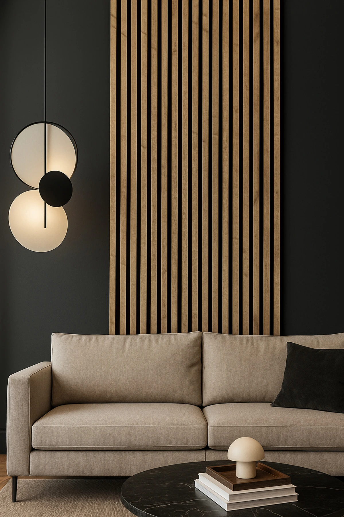 Safir Kendinden Yapışkanlı Duvar Çıta – 12 Adet | 240 cm Uzunluk | 18 mm Kalınlık Dekoratif Panel