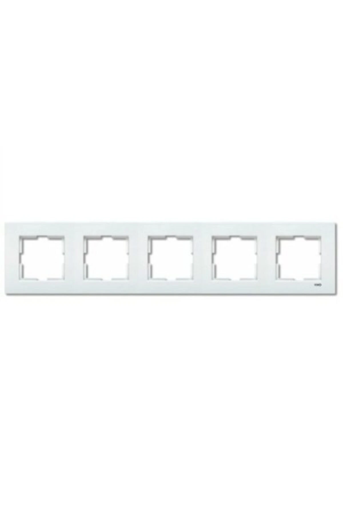 Linnera & Rollina Serisi - Beyaz - Beşli Çerçeve