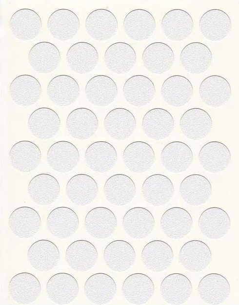 Yapışkanlı Vida Tapası (Beyaz) 10 mm