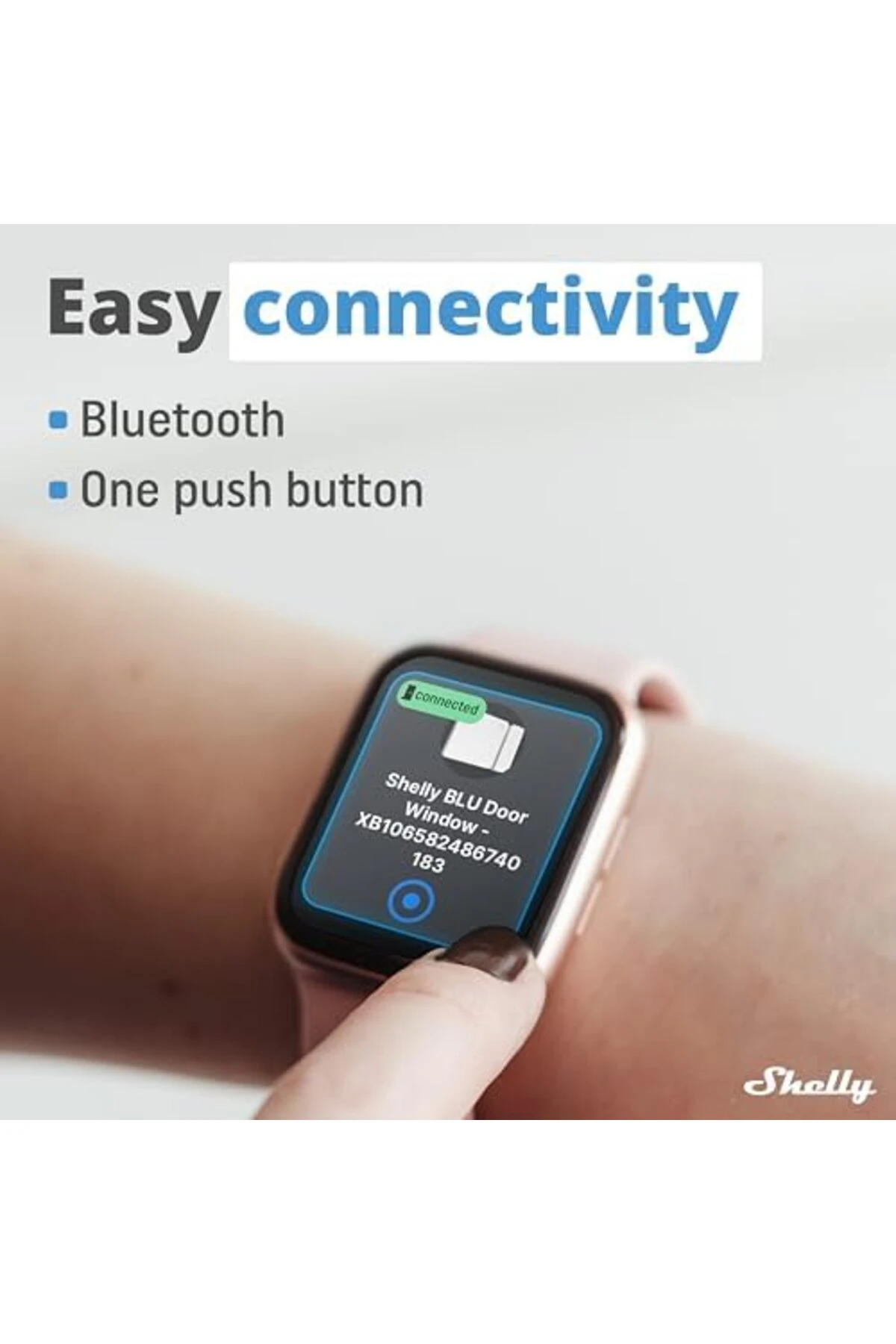 Blu /Window beyaz | kapı ve pencere sensörü | iOS uygulaması | uzun ömürlü pil | lüks ve eğim açısı