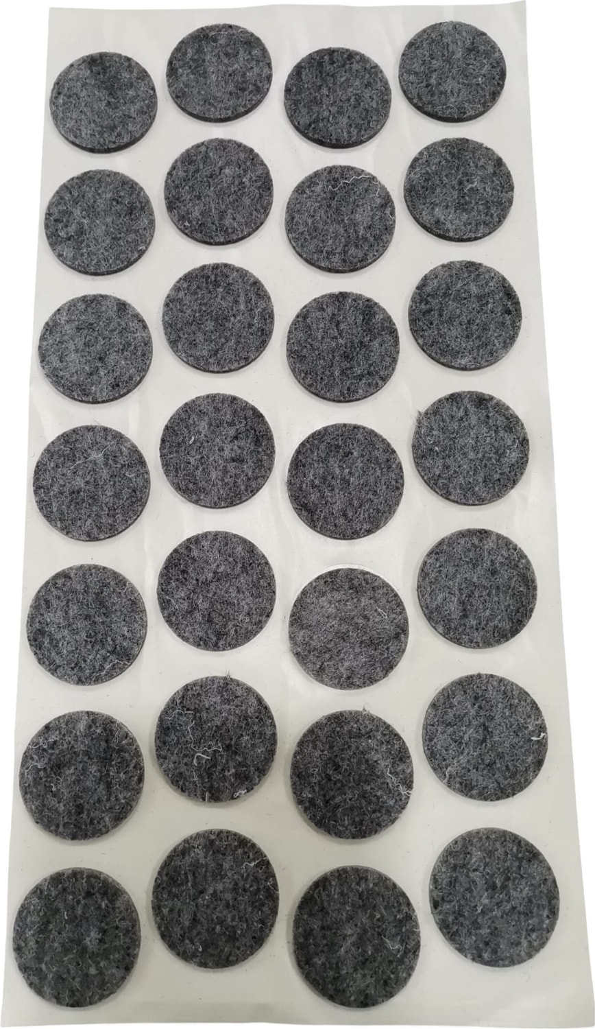 28 Adet Yapışkanlı Sandalye, Masa, Koltuk Altı Parke Koruma Keçesi, Oval, 28 mm