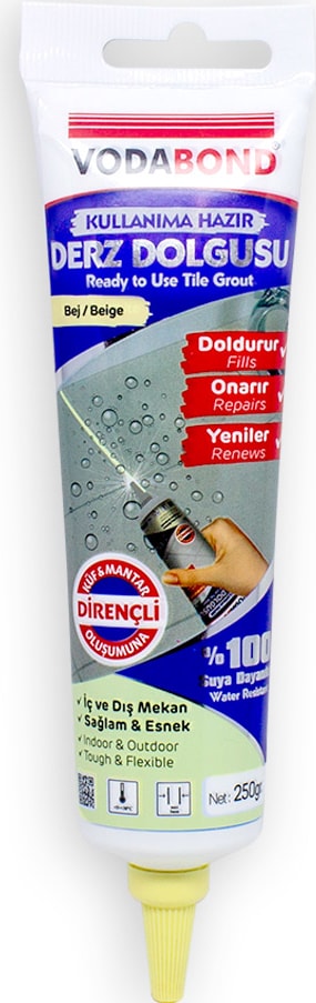 Kullanıma Hazır Derz Dolgu 250 Gr Bej Renk