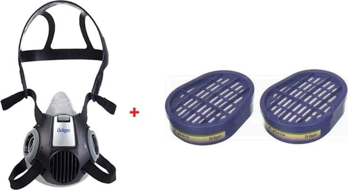 Xplore 3300 Yarım Yüz Maskesi + 6738816 Abek Filtre
