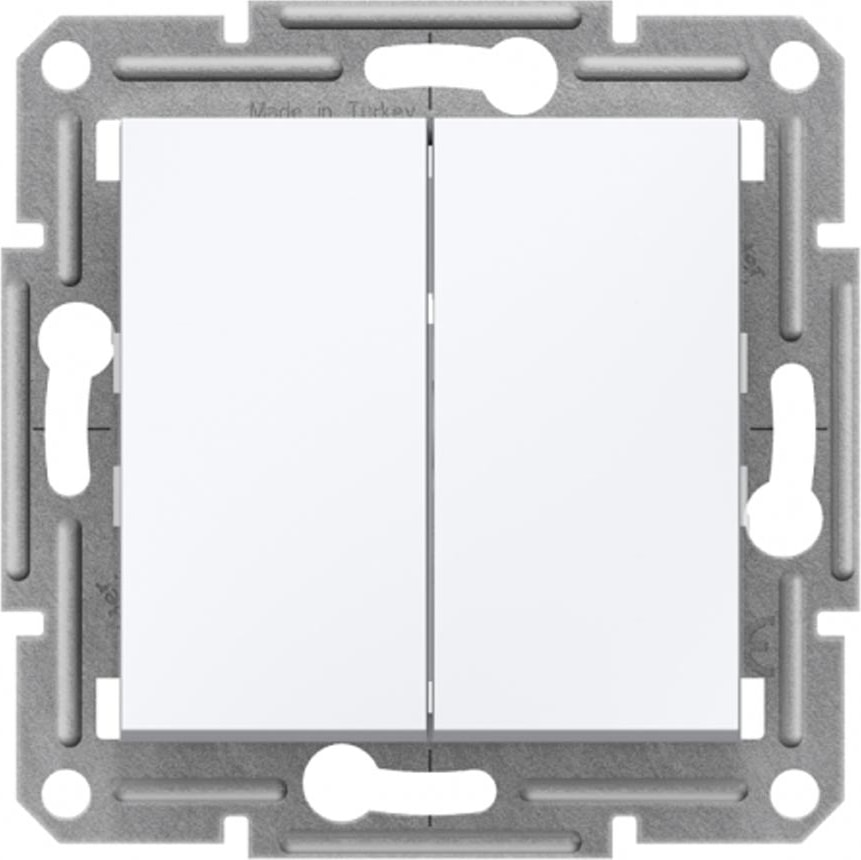 Ikili Anahtar Sıva Altı Çerçevesiz