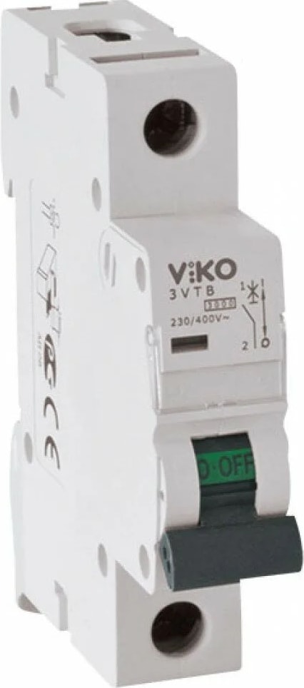 3VTB-1C06 Monofaze 1X6A C Tipi Otomatik Sigorta 3ka
