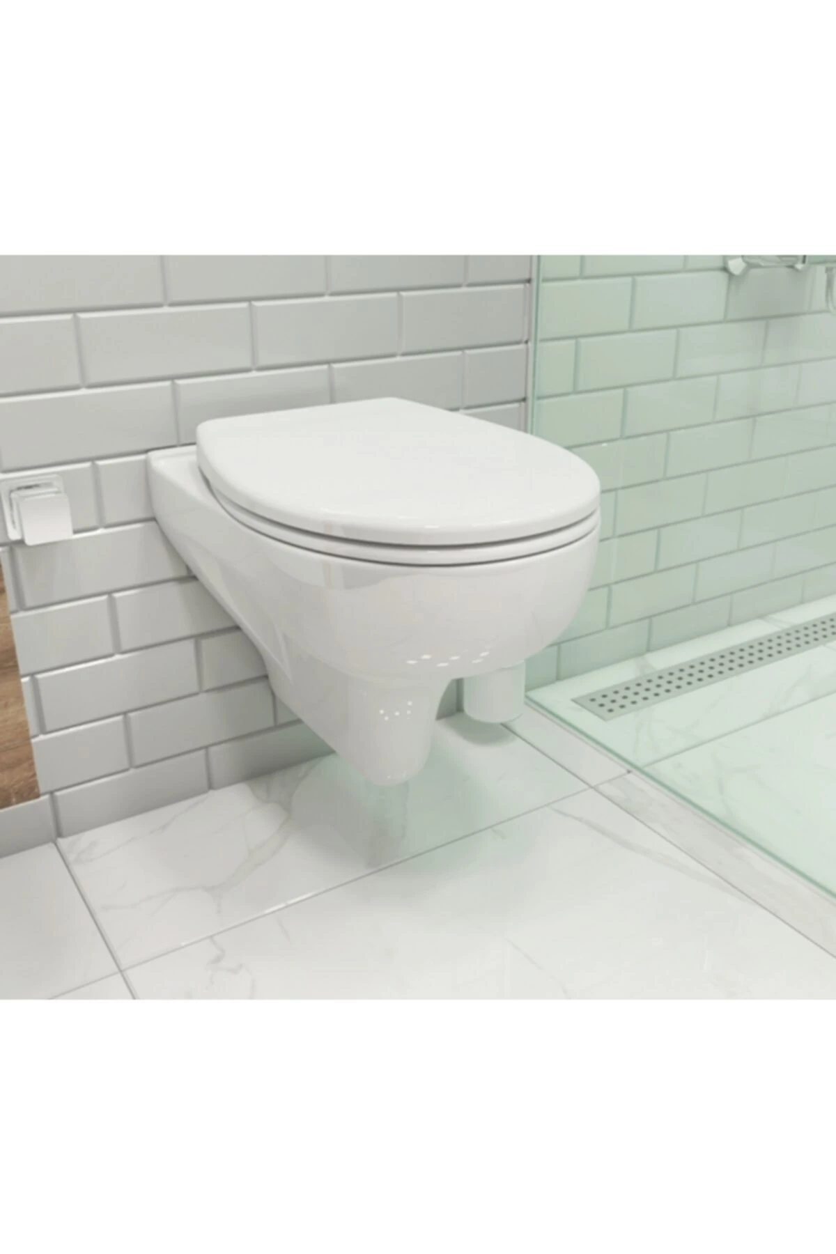 7741b003-0850 S 10 Rim-ex (kanalsız) Asma Klozet - Kapak Dahil - Kapak Kodu: 23-003-001