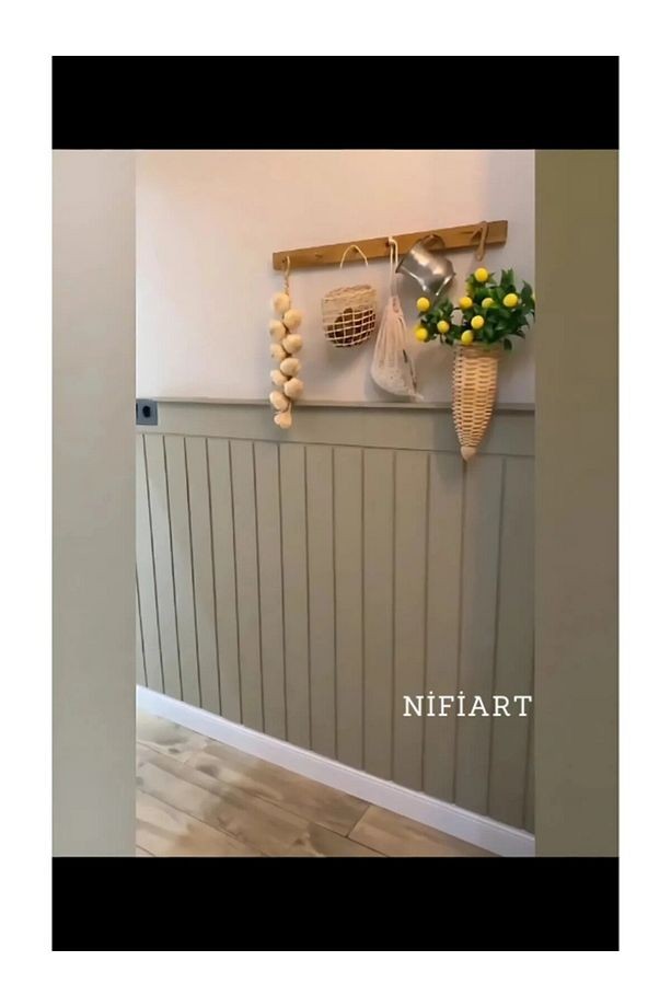 Dekoratif, Duvar Çıtası, Ahşap Duvar Paneli, Boyanabilir, 5 mm Ham Mdf, (1 ADET), 54 X 105