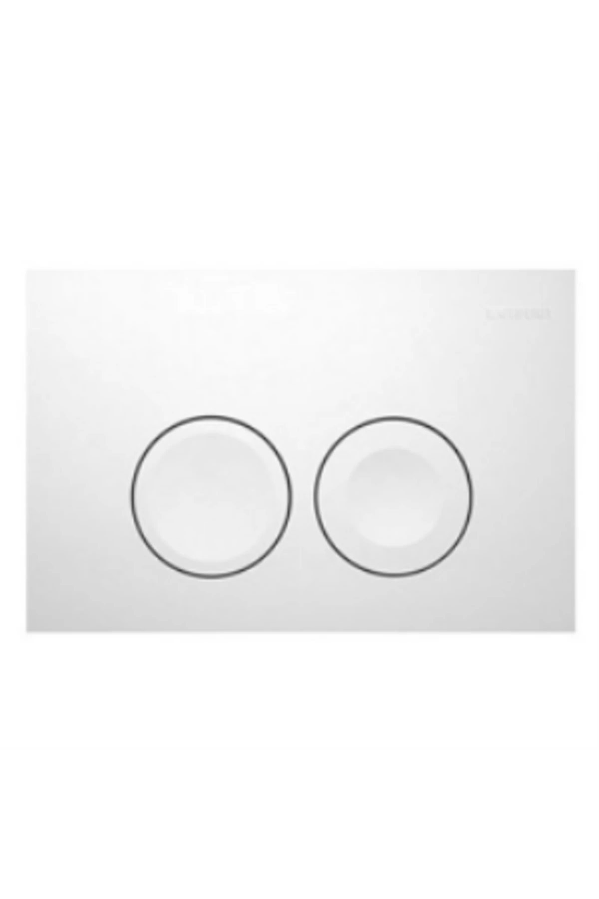 Delta25 115.125.11.5 Kumanda Paneli Çift Basmalı - Beyaz