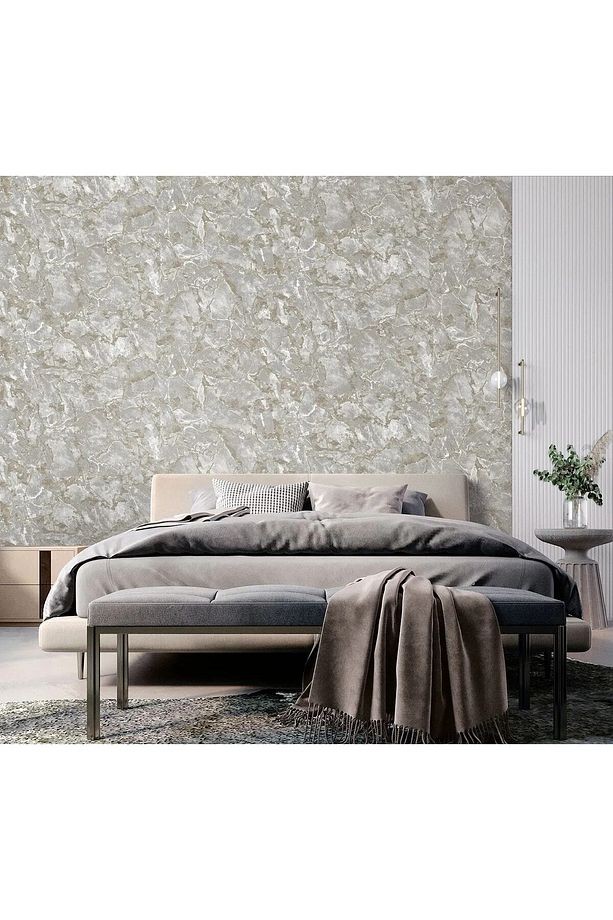 ROKA 23103-3 Modern Mermer Desenli Duvar Kağıdı 16,5 m2