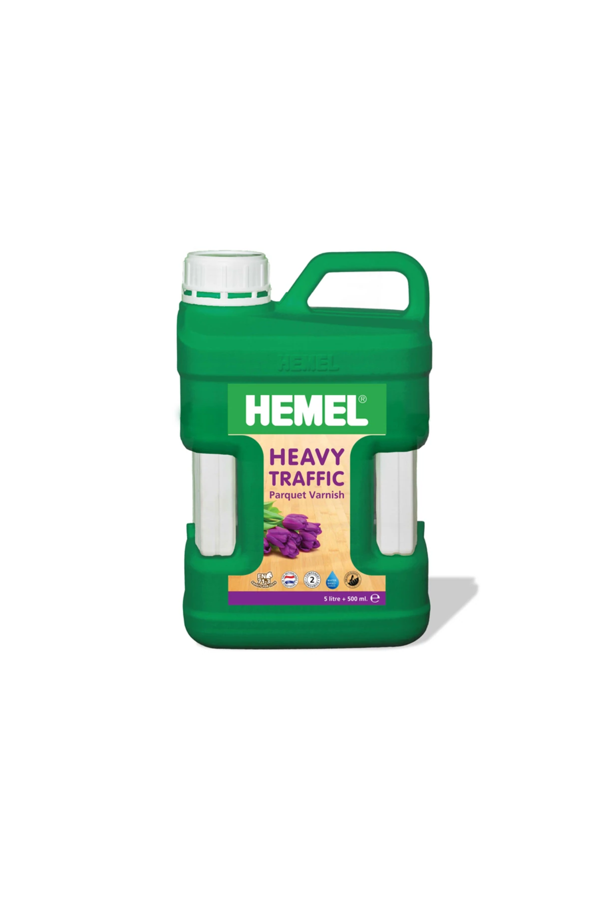 Heavy Traffic A+B Bileşen İpek Mat Dayanıklı Zemin Parke Verniği 5,5 Lt