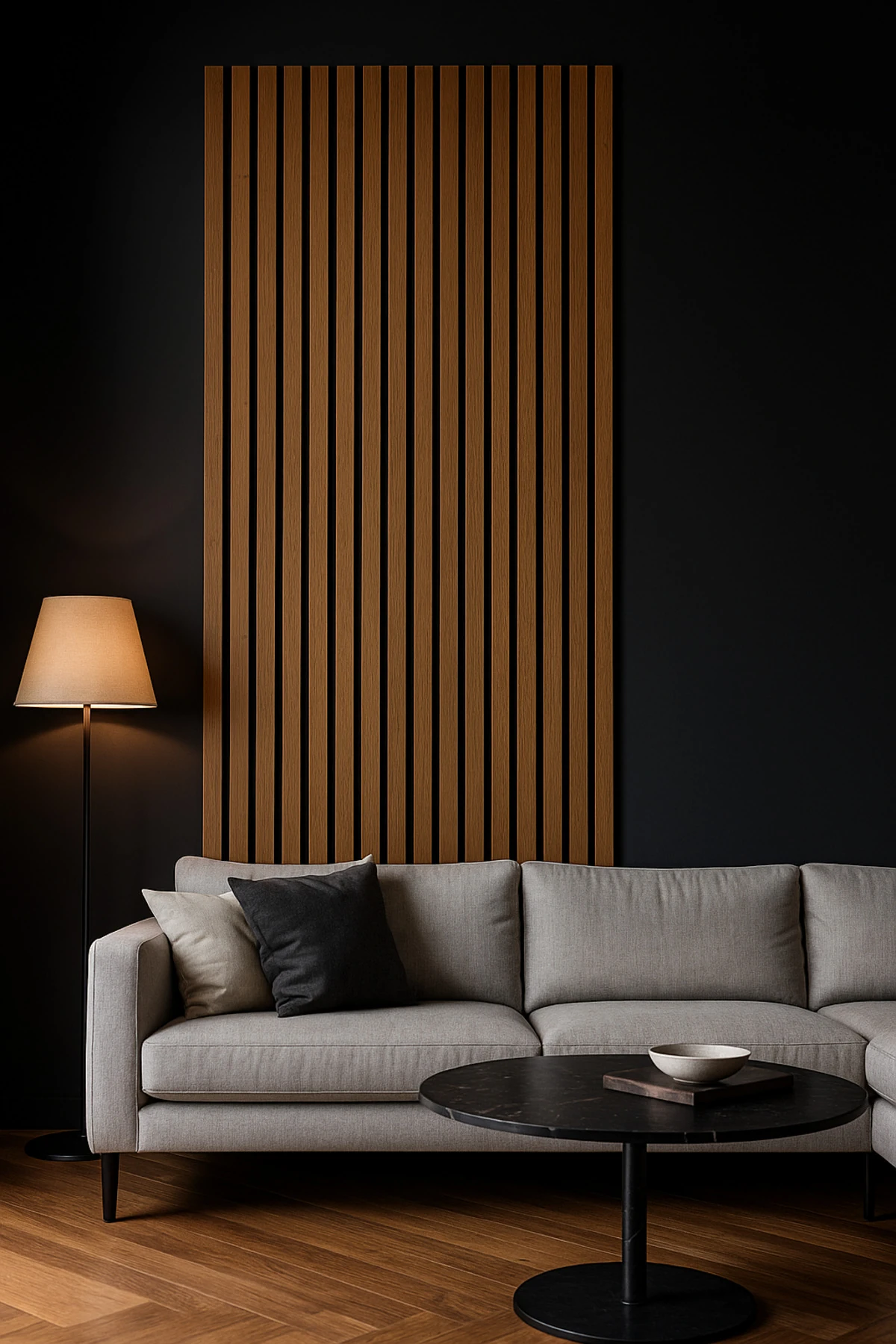 Bambu Kendinden Yapışkanlı Duvar Çıta – 12 Adet | 240 cm Uzunluk | 18 mm Kalınlık Dekoratif Panel