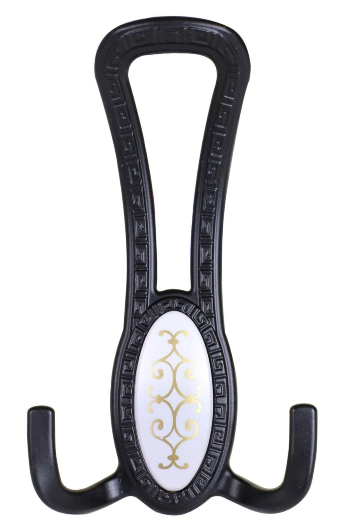 Seçil Portmanto Vestiyer Duvar Dolap Elbise Mobilya Kapı Askısı Askılığı Siyah Metal (4 ADET)