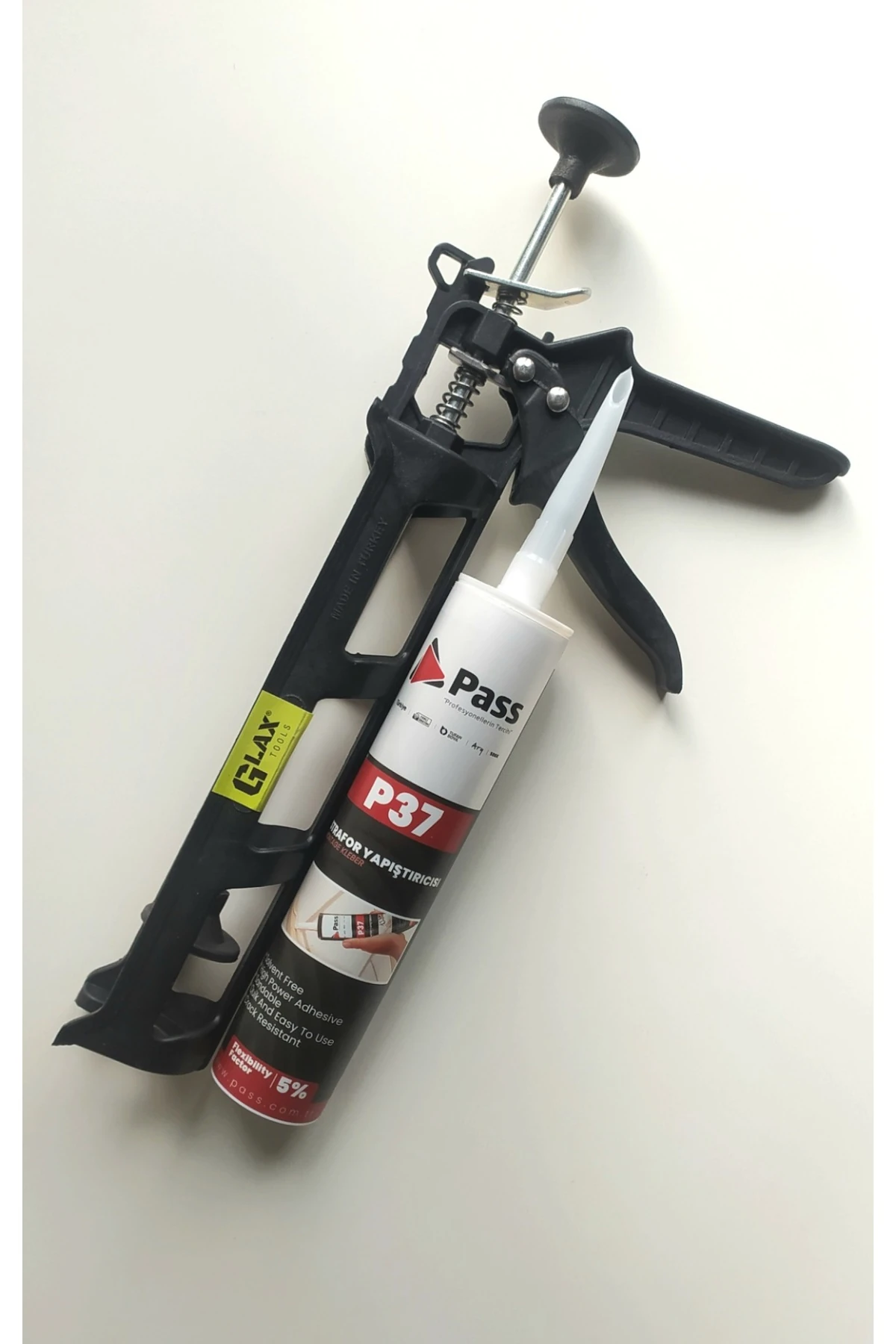 Strafor Stropiyer Kartonpiyer Duvar Paneli Süpürgelik Yapıştırıcı / Sıvı Çivi Silikon Tabancası