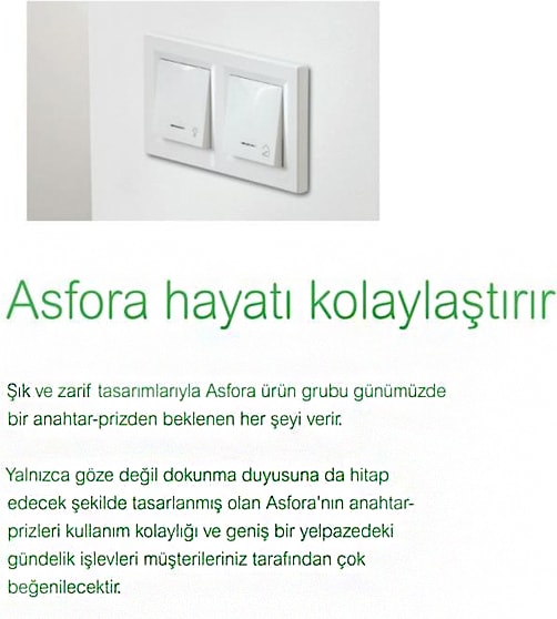 Asfora Krem 4'Lü Çerçeve