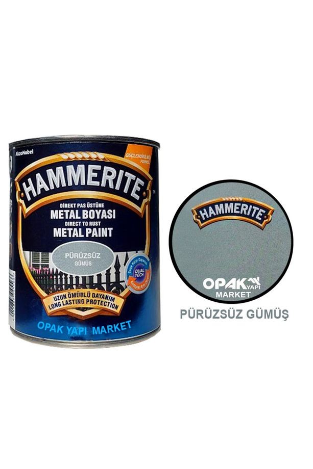 Hammerite Düz Gümüş 0,75lt (1 Kg)