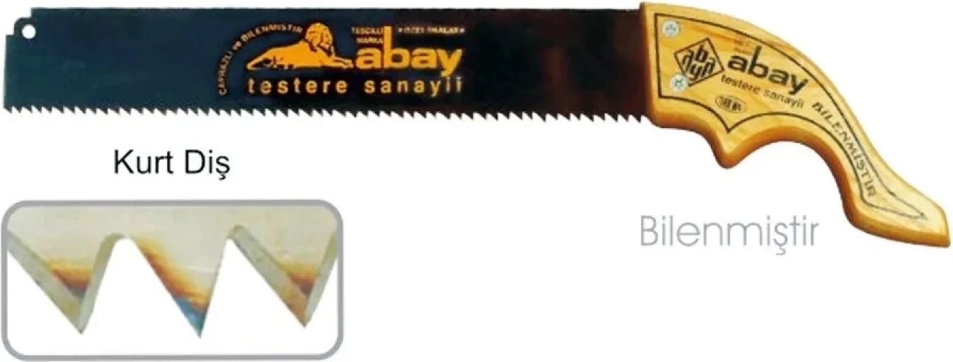 Kurt Diş El Testere 38 cm - Ahşap Sap