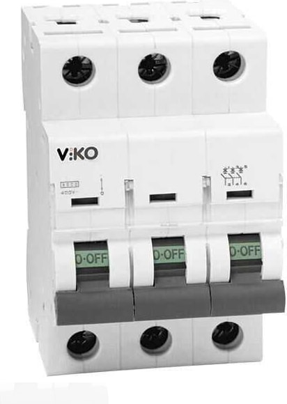 6VTB-3C50 Trifaze 3X50A C Tipi Otomatik Sigorta 6ka