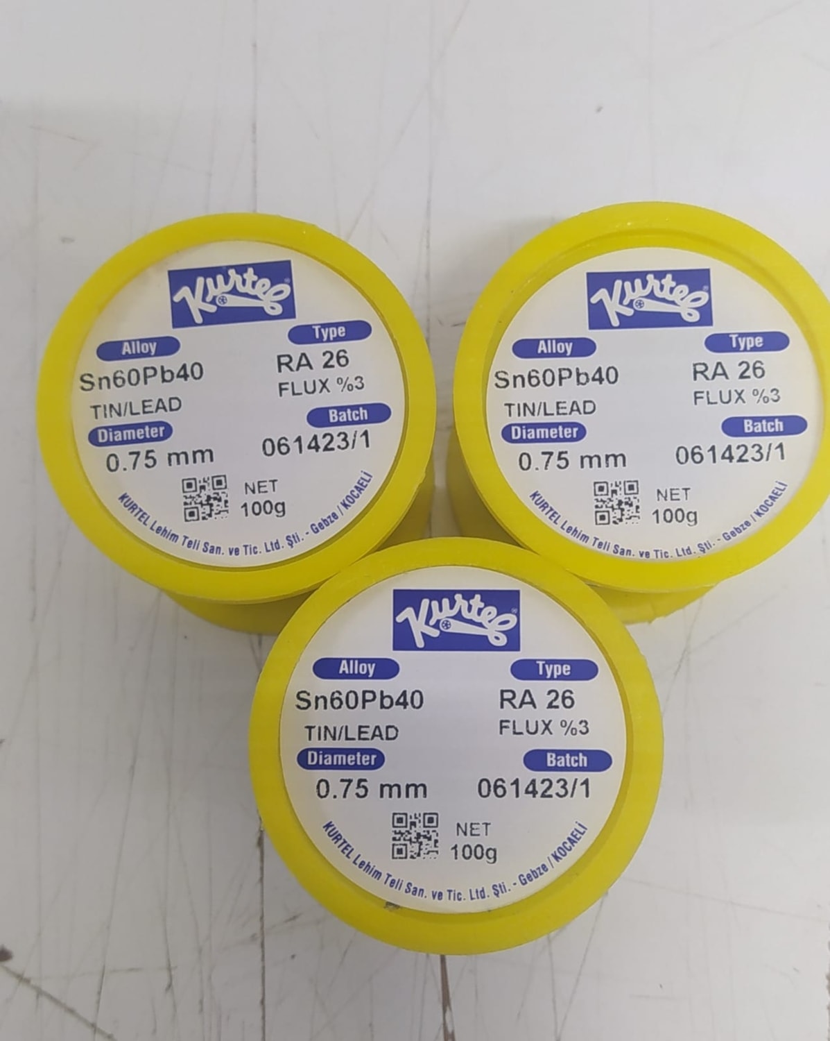Lehim Teli 100Gr 0 75Mm Kendinden Pastalı