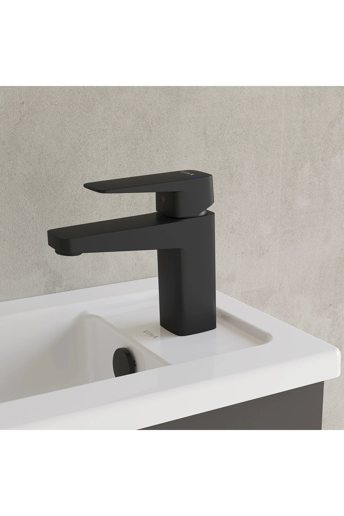 Artema Root Square A4273236 Lavabo Bataryası, Mat Siyah