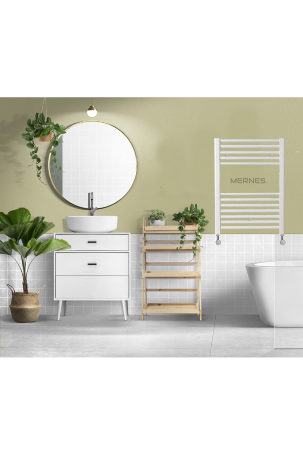 Havlupan Radyatör Beyaz Renk 500x800mm (12 Borulu) Mnb5712