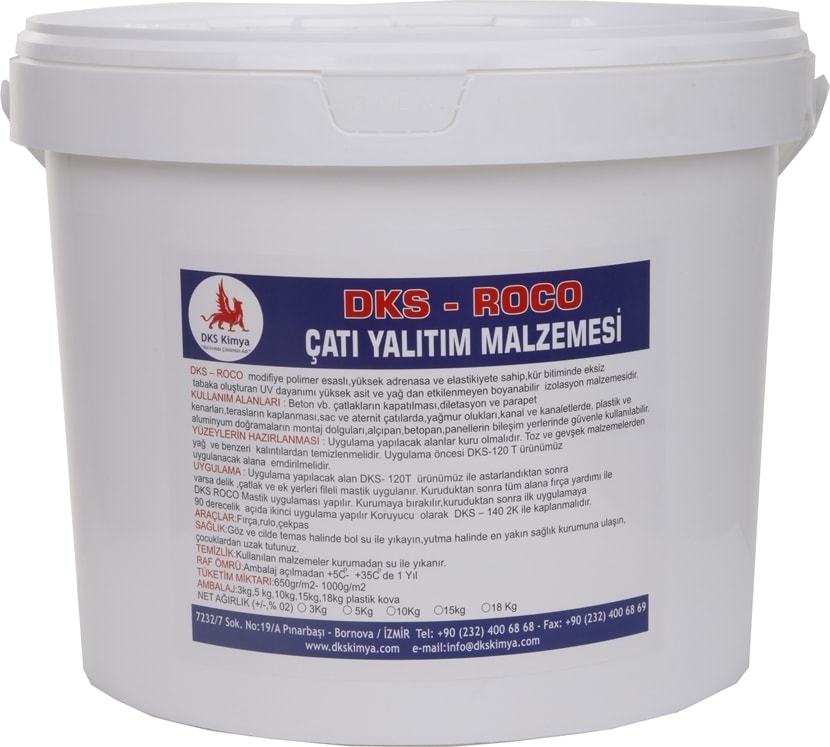 Roco - Çatı Isı Ve Su Yalıtım Malzemesi 18Kg