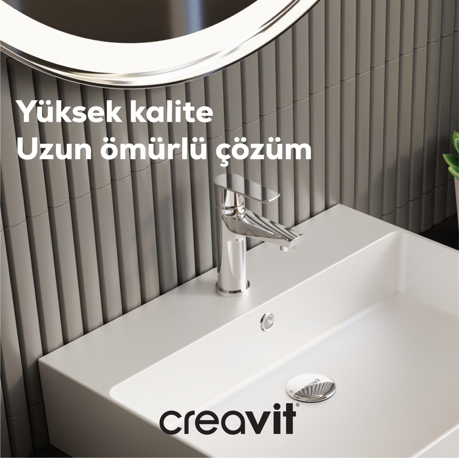 Lavabo Sifon 33CM Metal Körüklü