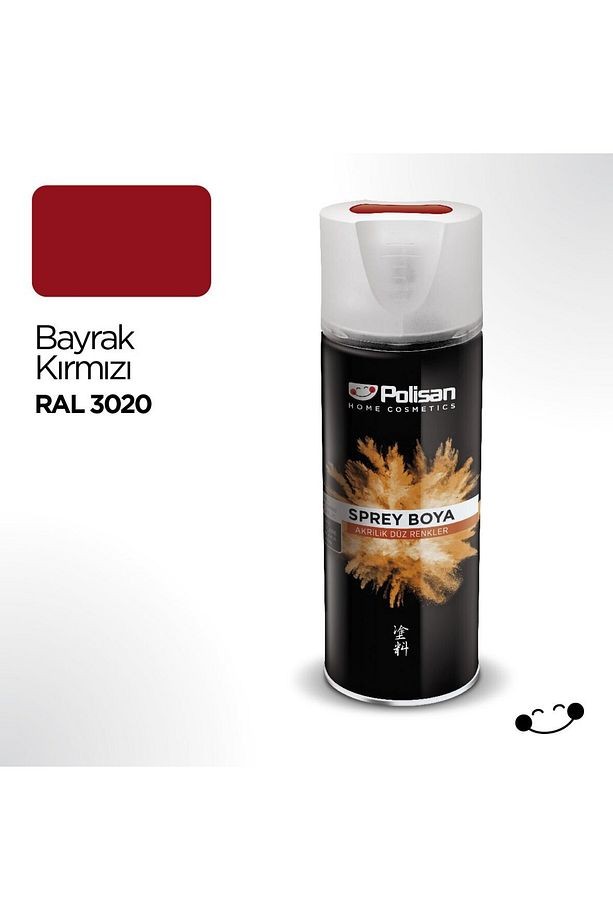Bayrak Kırmızı Sprey Boya 400 ml (6 Adet )