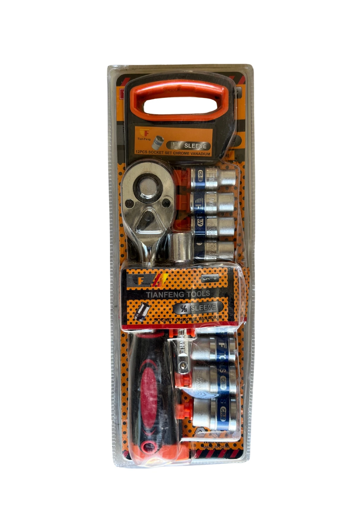 TIANFENG TOOLS 12 Parça 1/2" Lokma Takımı