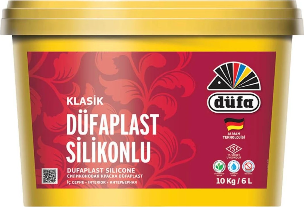 Silikonlu İç Cephe Duvar Boyası Klasik plast 6 Lt