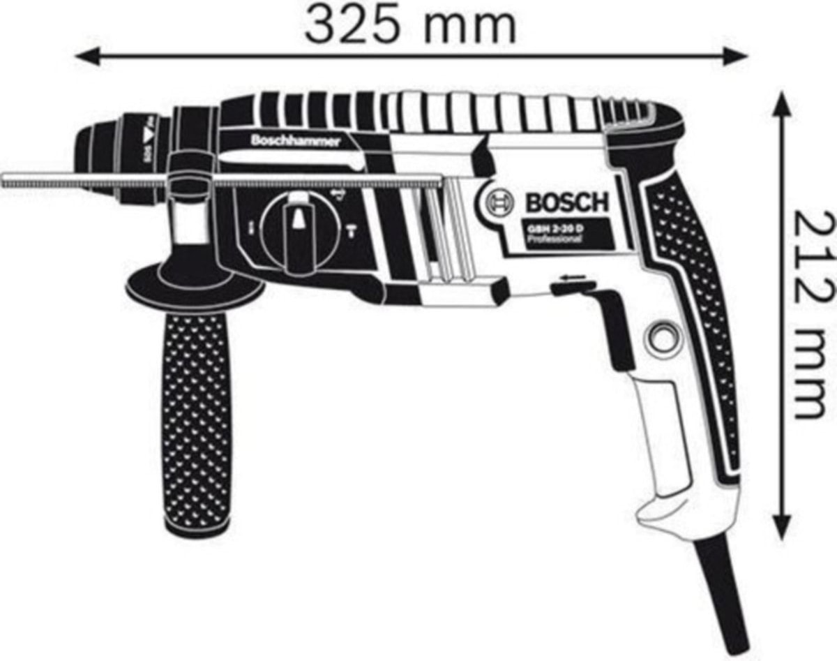 BOSCH Gbh 220 Professional Kırıcı Delici Matkap Çantalı 720W 2j
