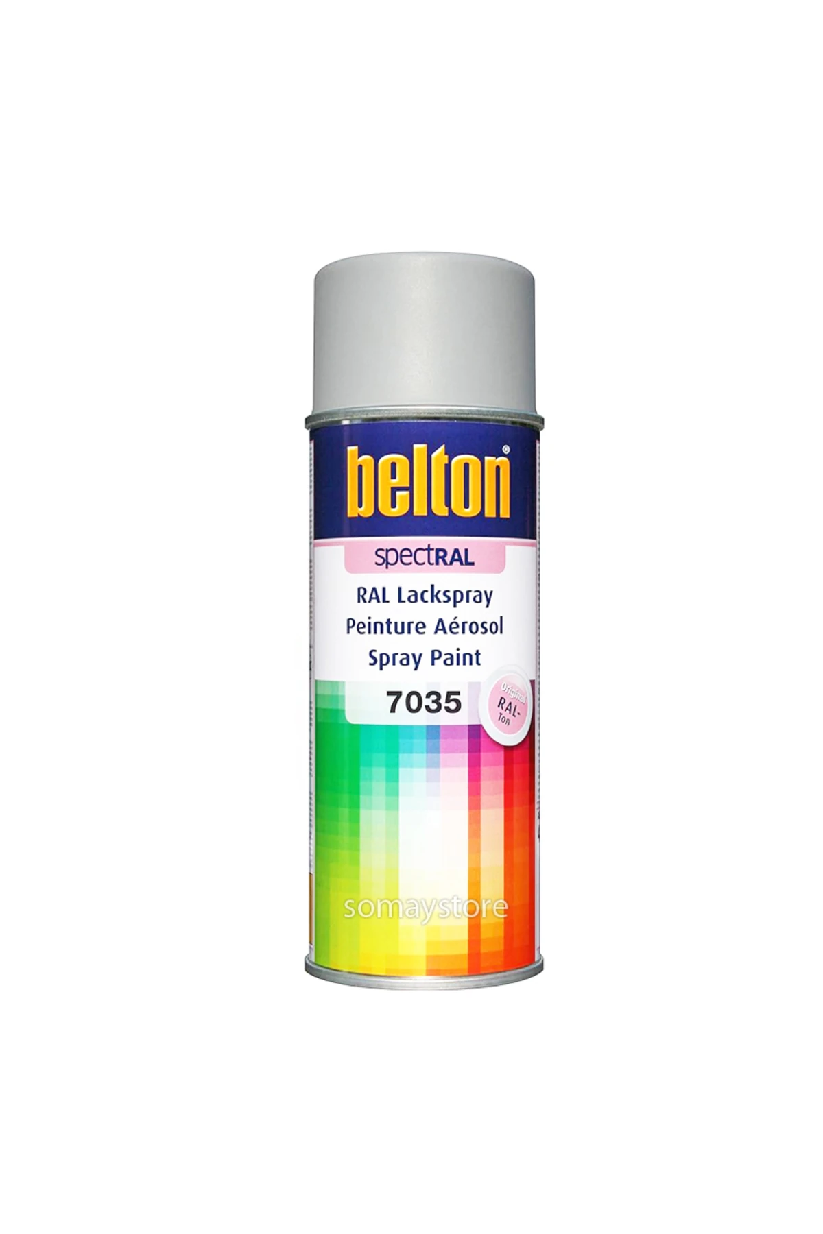 Belton Spectral Sprey Boya 400 ml Parlak Ral 7035 Işık Gri 10 Yıl Raf Ömrü