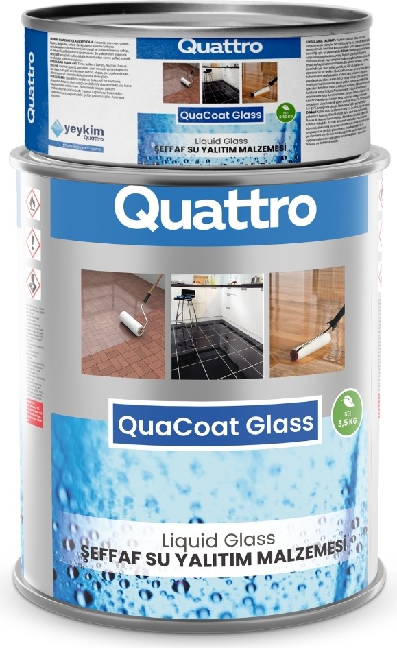 3103 Quacoat Glass Şeffaf Su Yalıtım Malzemesi