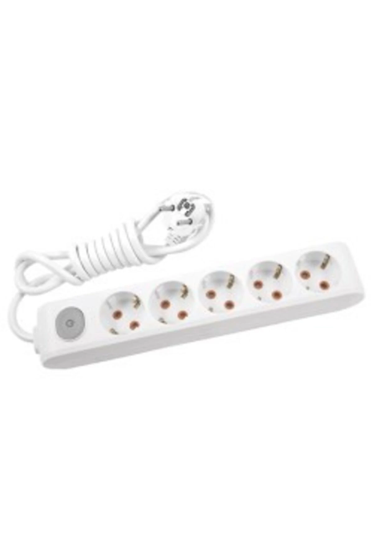 Multi-Let Beşli Priz Anahtar Topraklı 2 Mt (Çocuk Korumalı)
