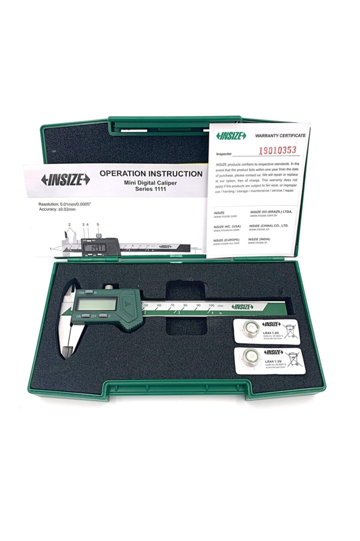 Insize 1111-100a Dijital Mini Kumpas