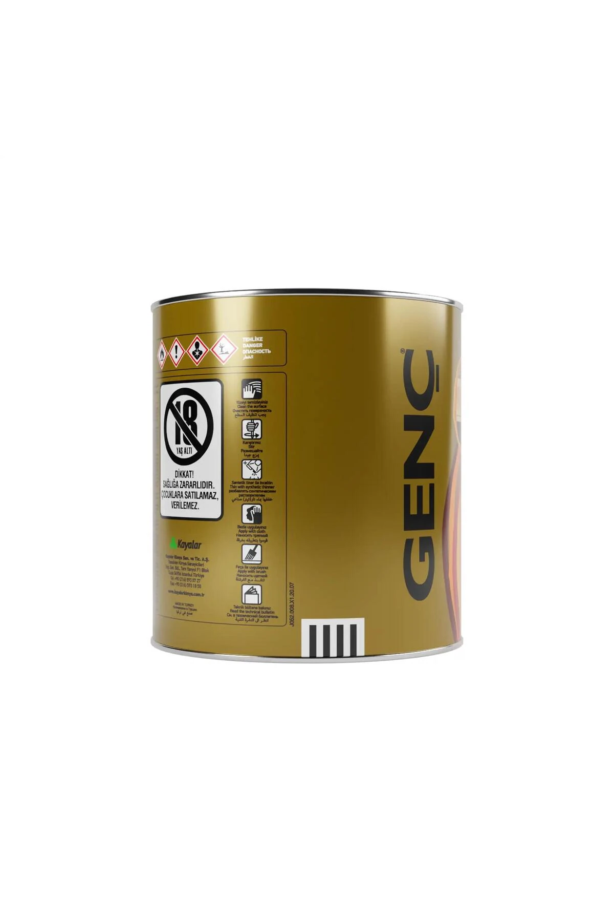 Renkli Ahşap Vernik 3647 Meşe 2.5 L