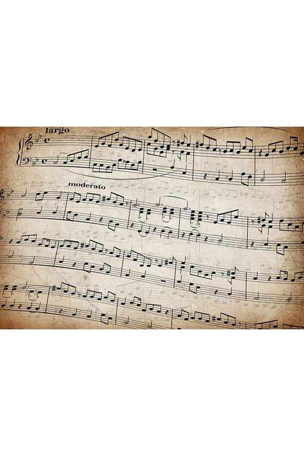 Müzik Notaları Özel Tasarım Duvar Kağıdı