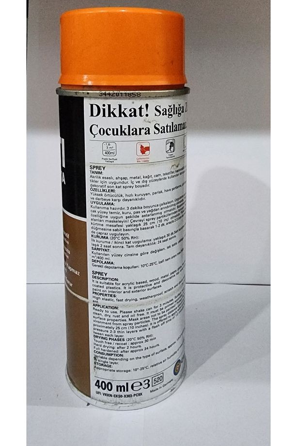 CASATİ SPREY BOYA  TURUNCU 400 ML