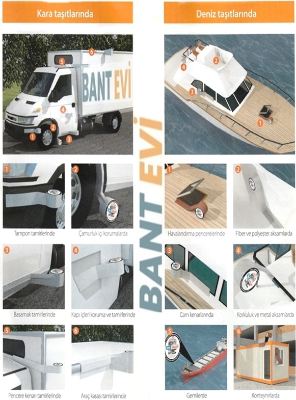 Bitüself Gofraj Kaplı Ziftli Su Yalıtımı Bandı 15cmx10mt Alubütil Bitüm Araç ve Çatı izolasyon Bant