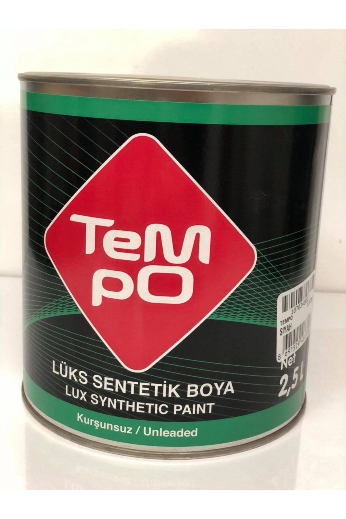 Lüks Sentetik Yağlı Boya Siyah 2,5 Litre
