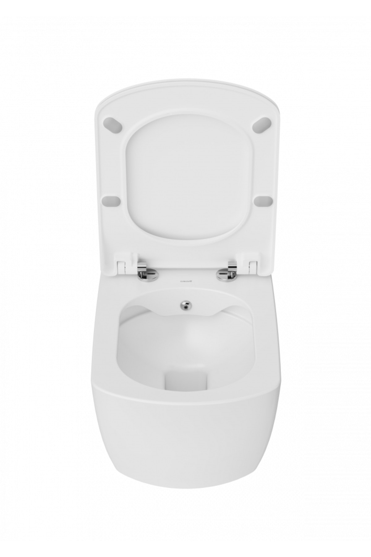 Elegant Rim-Off Duroplast Yavaş Kapanan Klozet Kapaklı İnci Mat Beyaz Set