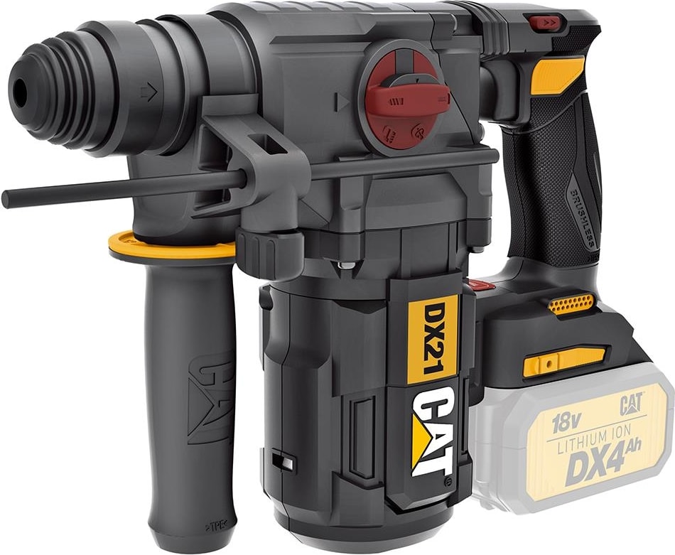 CAT DX21B 18VOLT 2.2j Kömürsüz Profesyonel Sds-Plus Pnömatik Kırıcı/delici (Akü Dahil Değildir)
