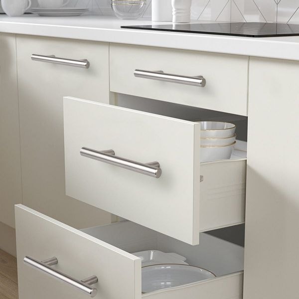 Keijo INOX 192mm Paslanmaz Kulp (mobilya, dolap kulbu, kulp modeli)