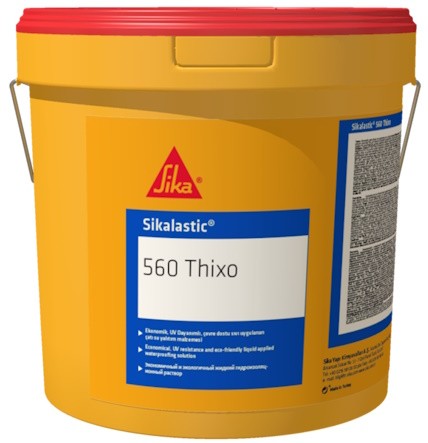 Sikalastic 560 Thixo Ekonomik Ve Çevreyle Dost Likit Çatı Su Yalıtım Membranı 20 kg