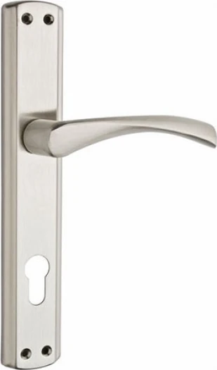 Truva Mat Nikel Yale Dış Çelik Kapı Kolu 1. Takım