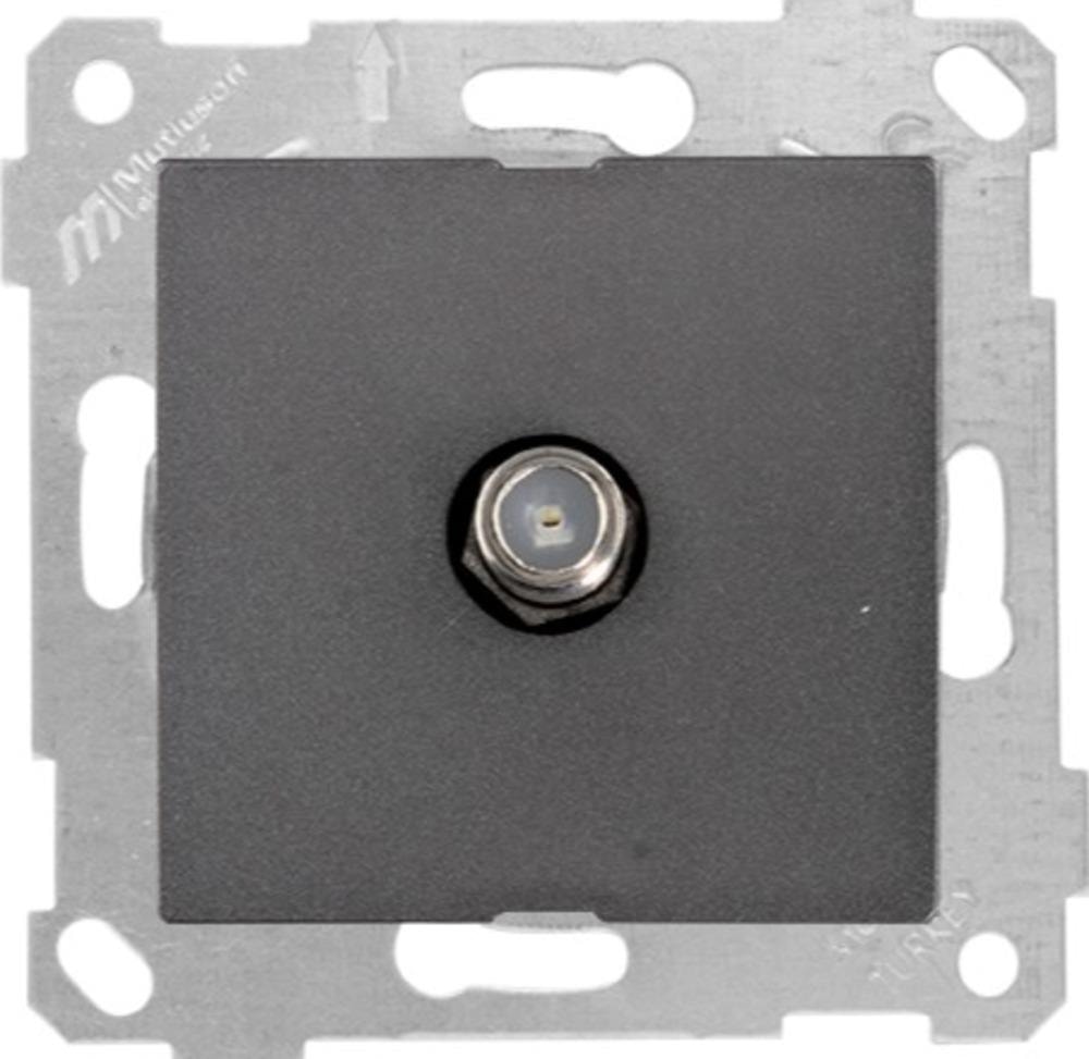 Rita Füme Mek ve Tuş F Dişi Tv Prizi (6 Adet)