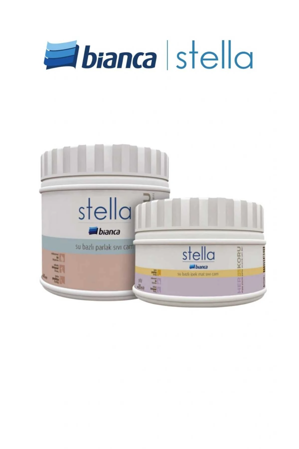 STELLA Su Bazlı Sıvı Cam 500ml- İpek Mat